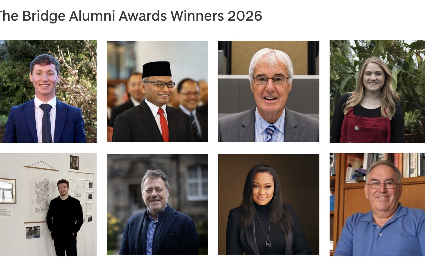 The Bridge Alumni Awards Winners 2026